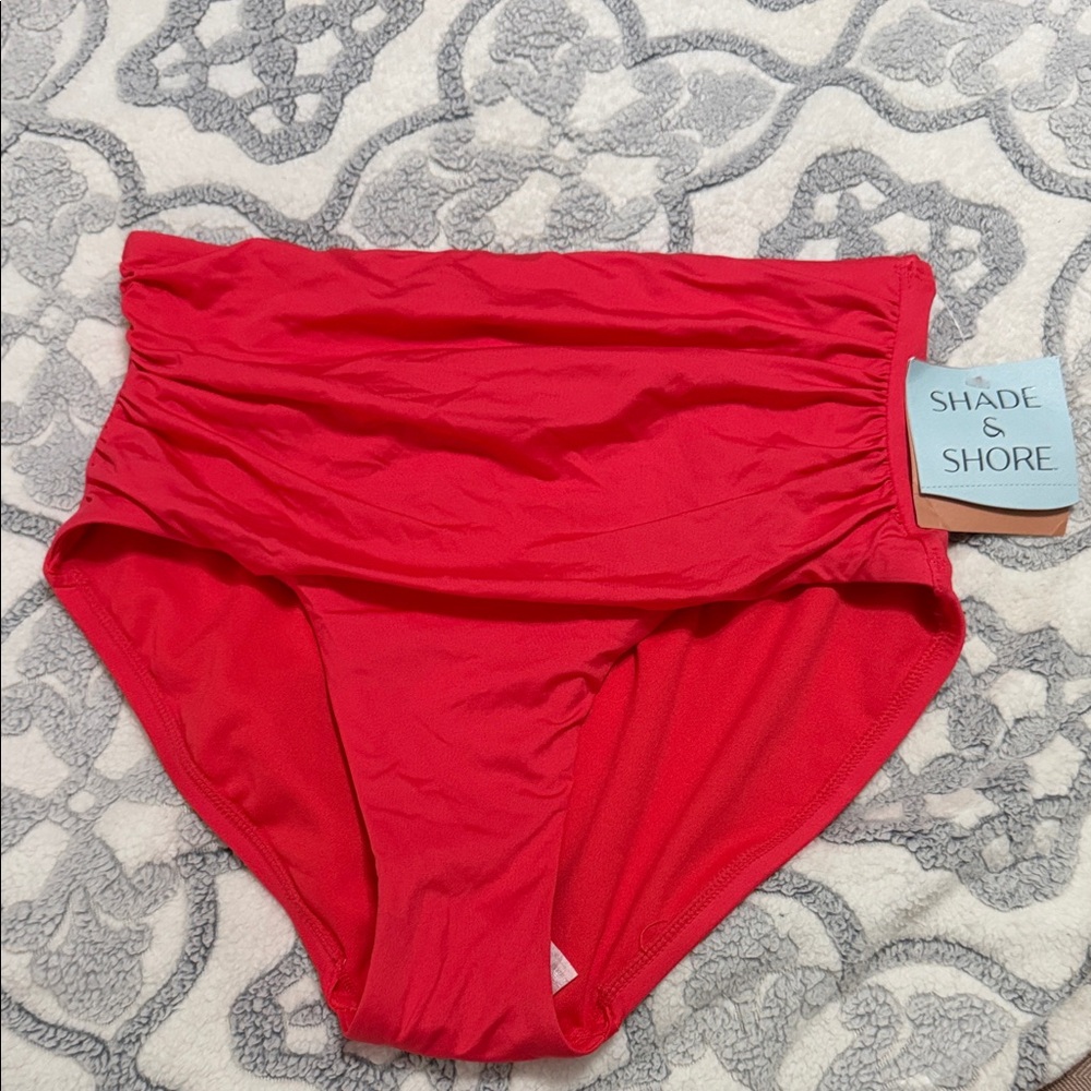 Shade & Shore dark pink Bikini Bottom